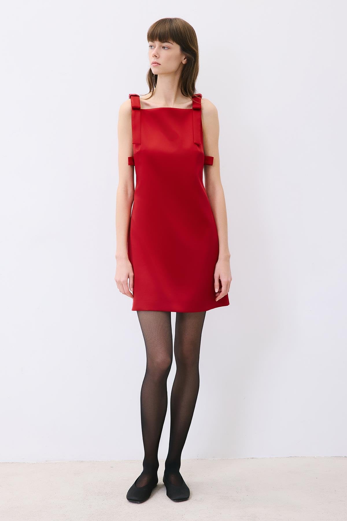 Bow Detail Mini Dress