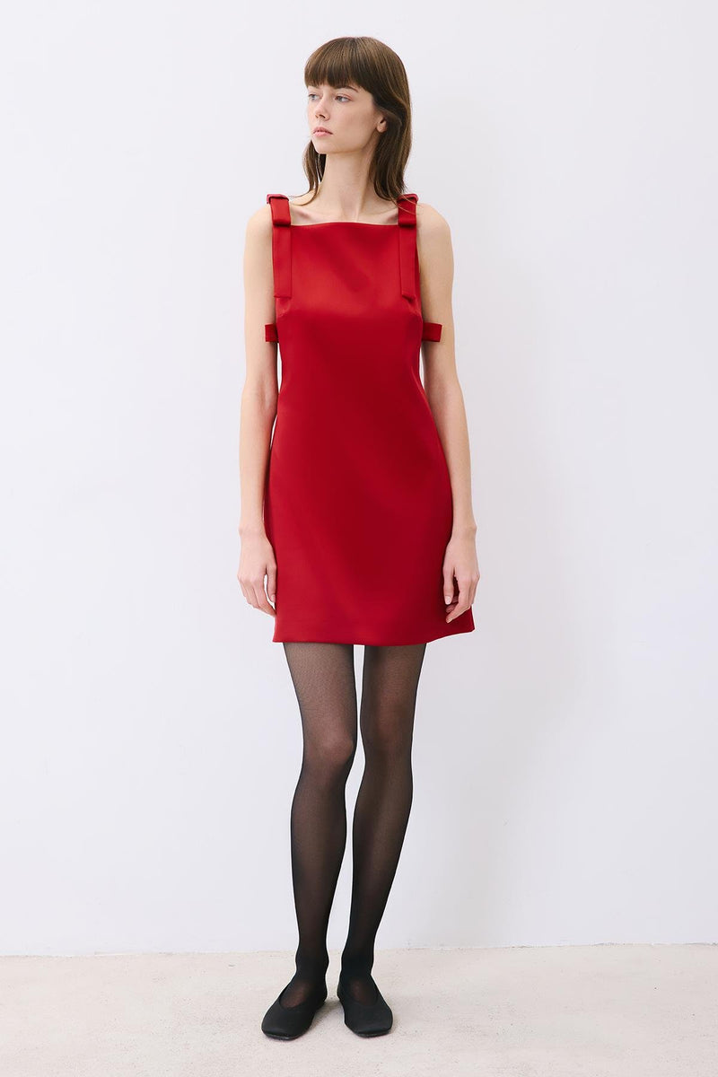 Bow Detail Mini Dress