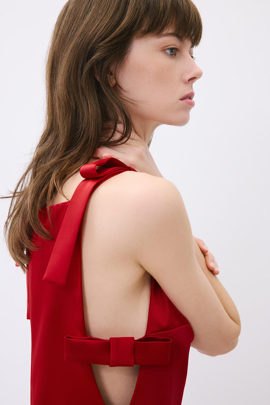 Bow Detail Mini Dress