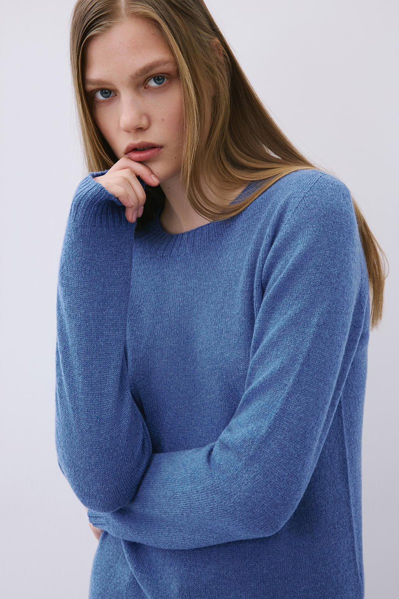Cashmere Basic Knit Blouse