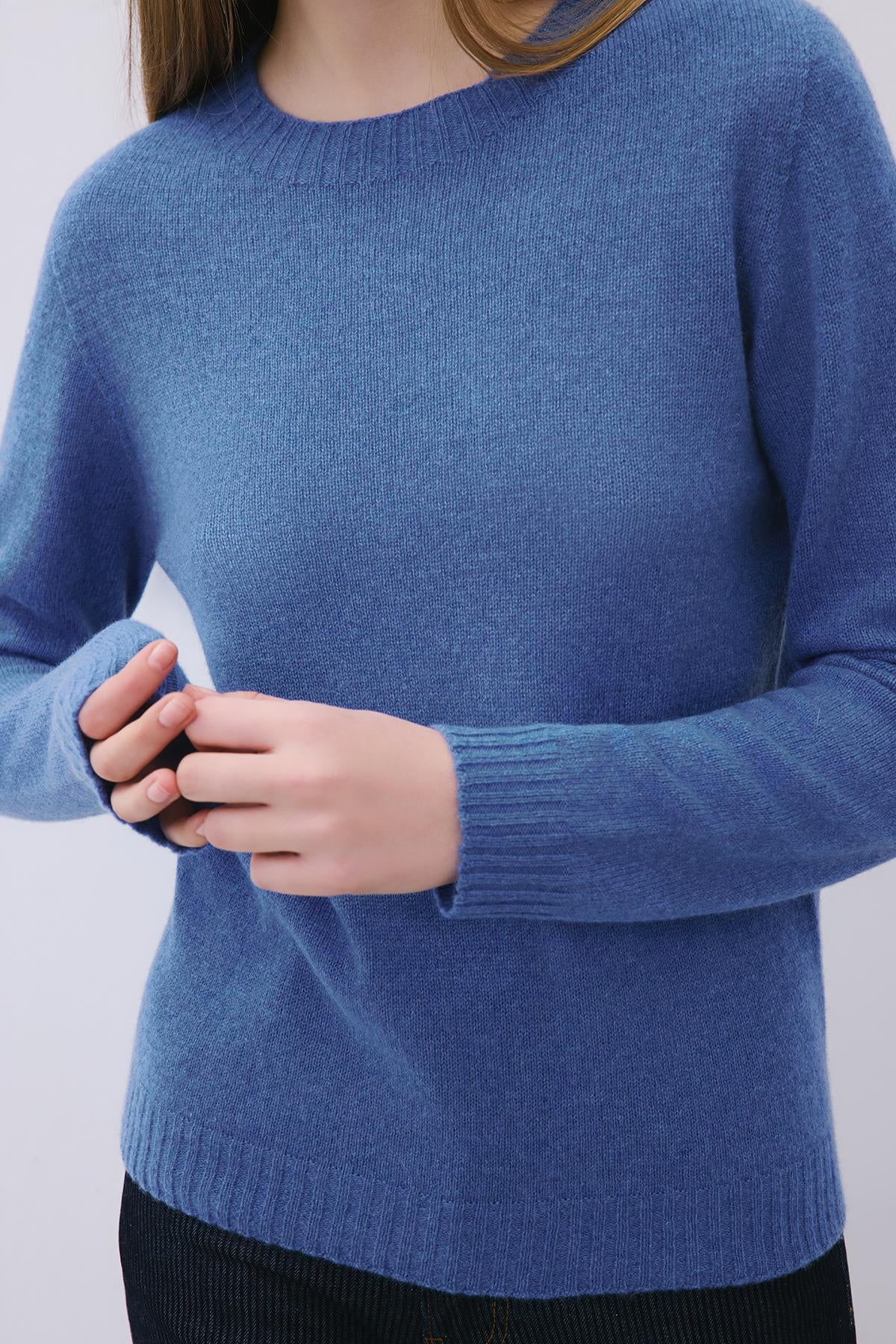 Cashmere Basic Knit Blouse