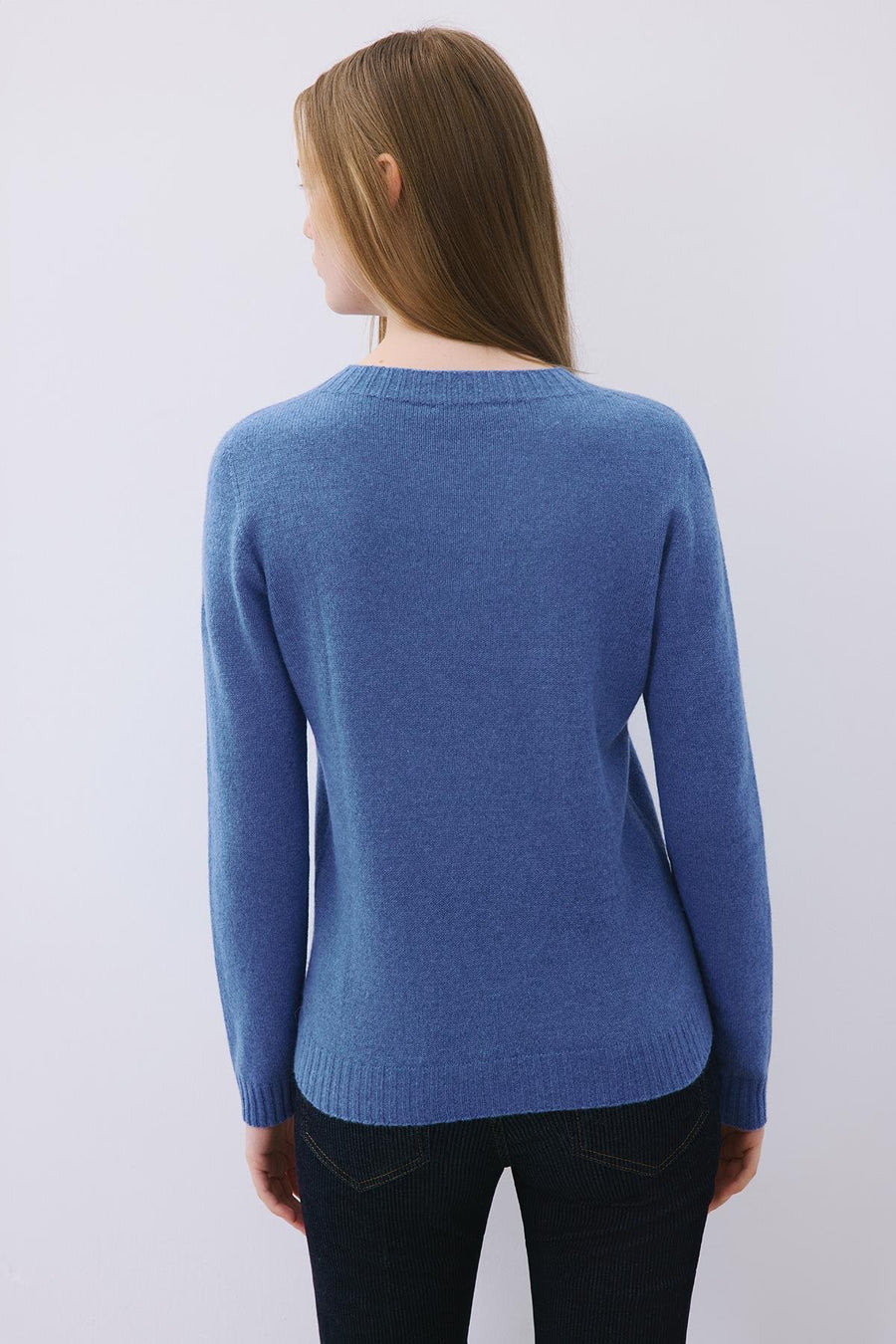 Cashmere Basic Knit Blouse