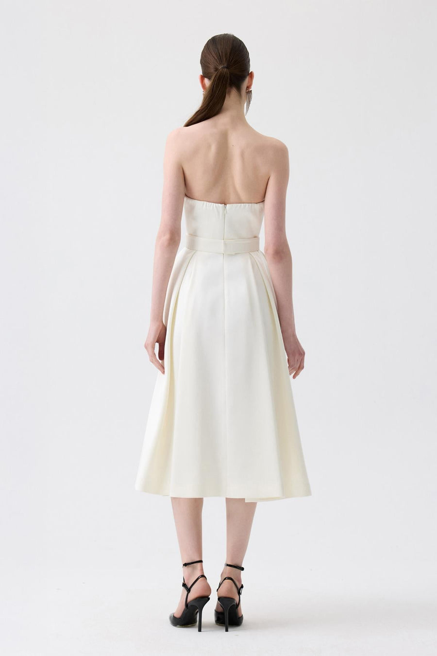 Chest Cut-Out  Midi Dress