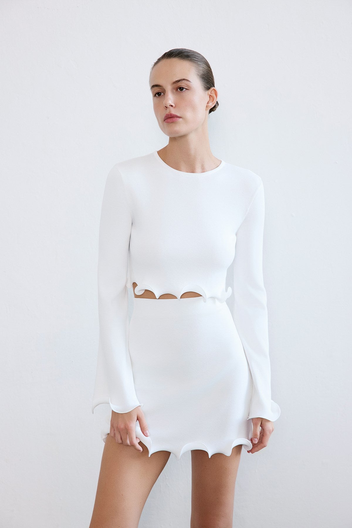 Crew Neck Knit  Blouse