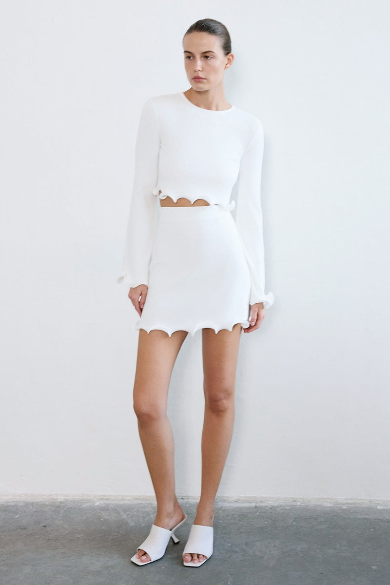 Crew Neck Knit  Blouse
