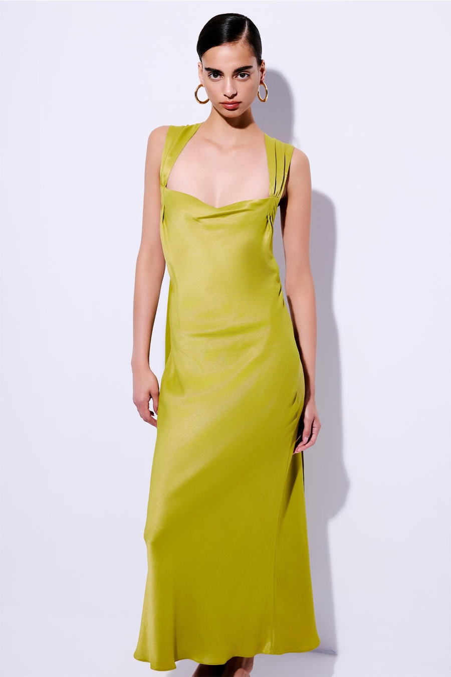 Cross Back Detailed  Midi Dress