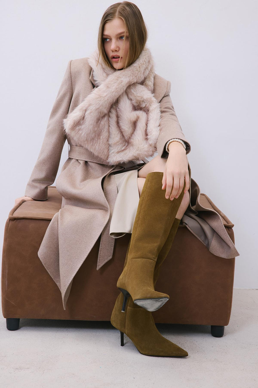 Fluffy  Faux Fur Neck Warmer