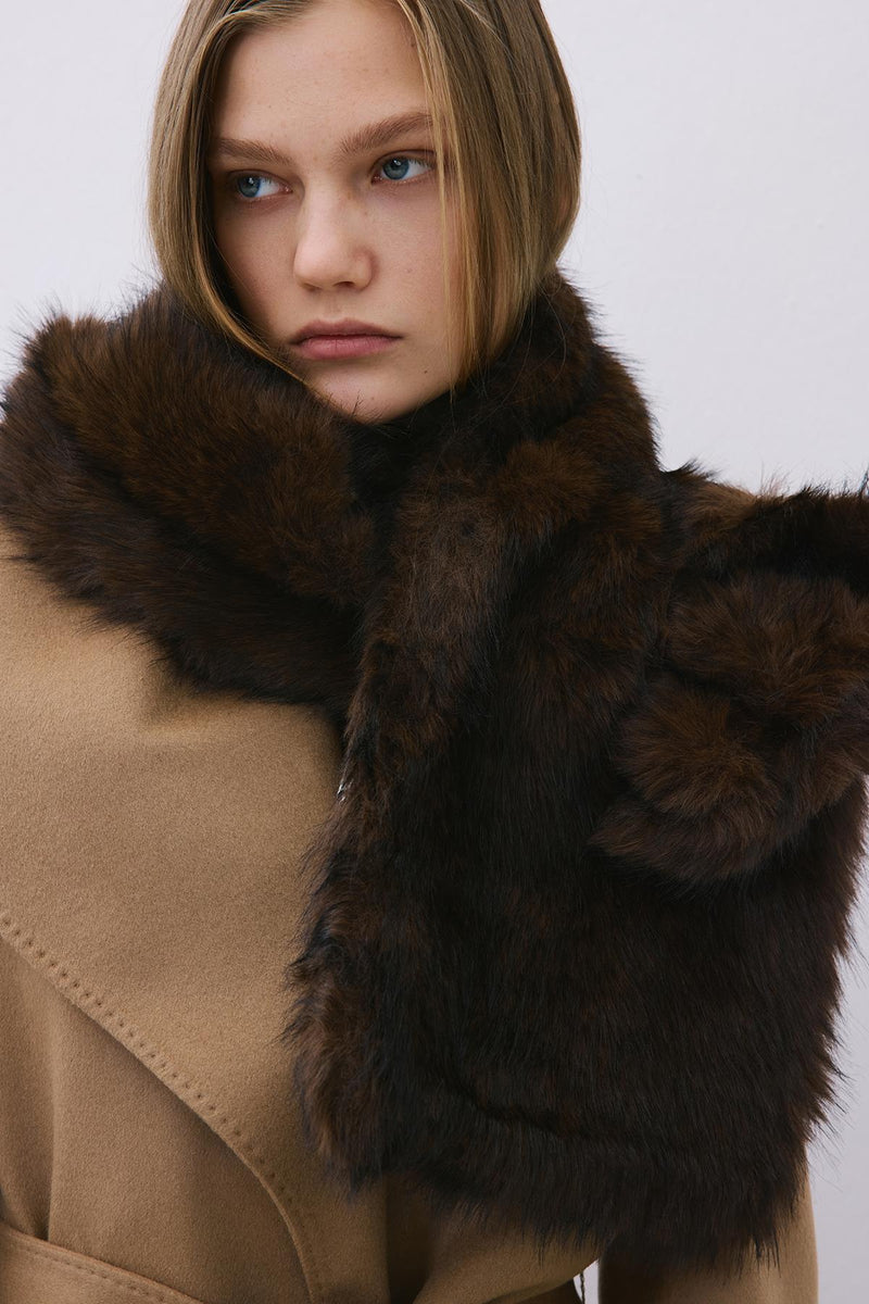 Fluffy  Faux Fur Neck Warmer