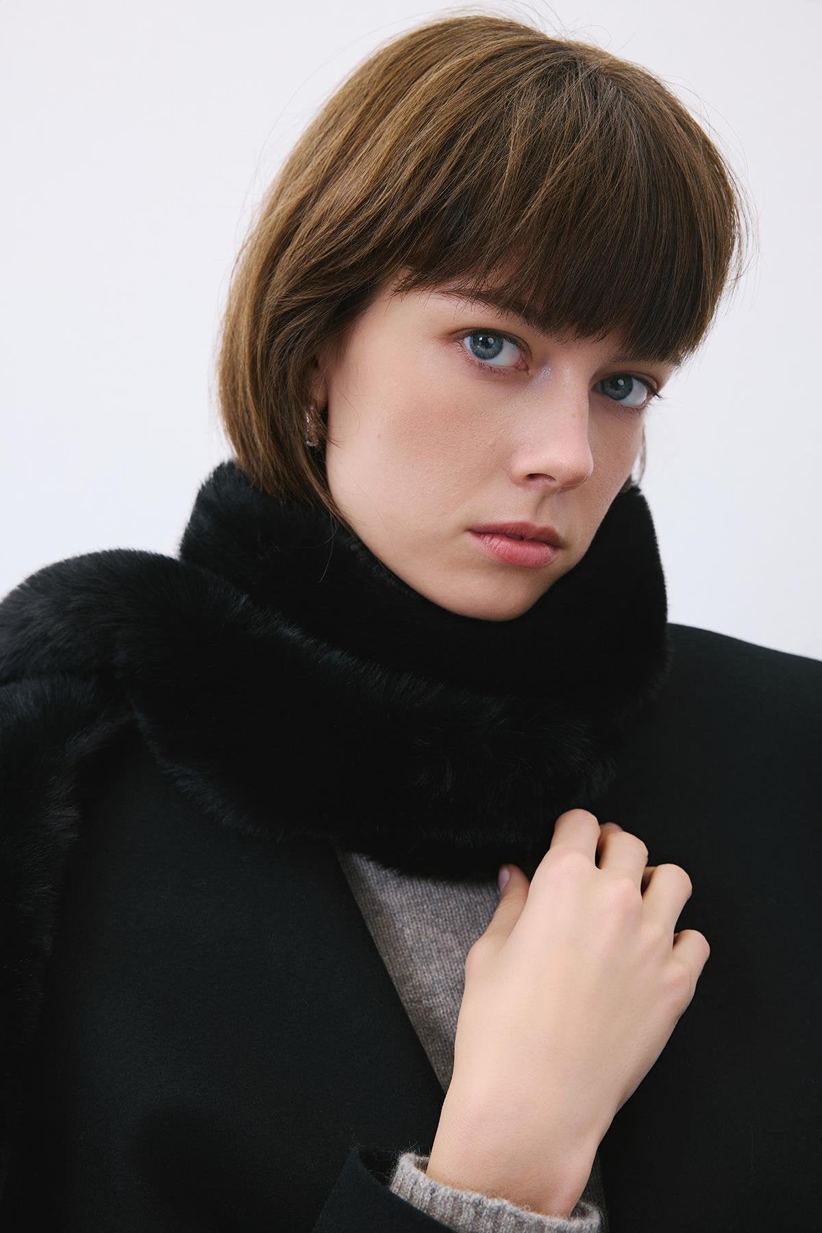 Fluffy  Faux Fur Scarf