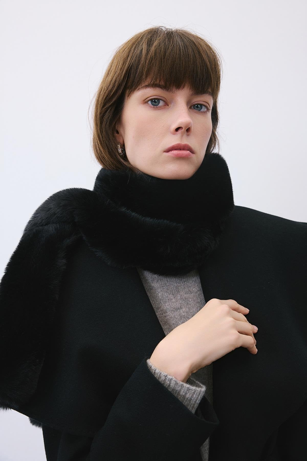 Fluffy  Faux Fur Scarf