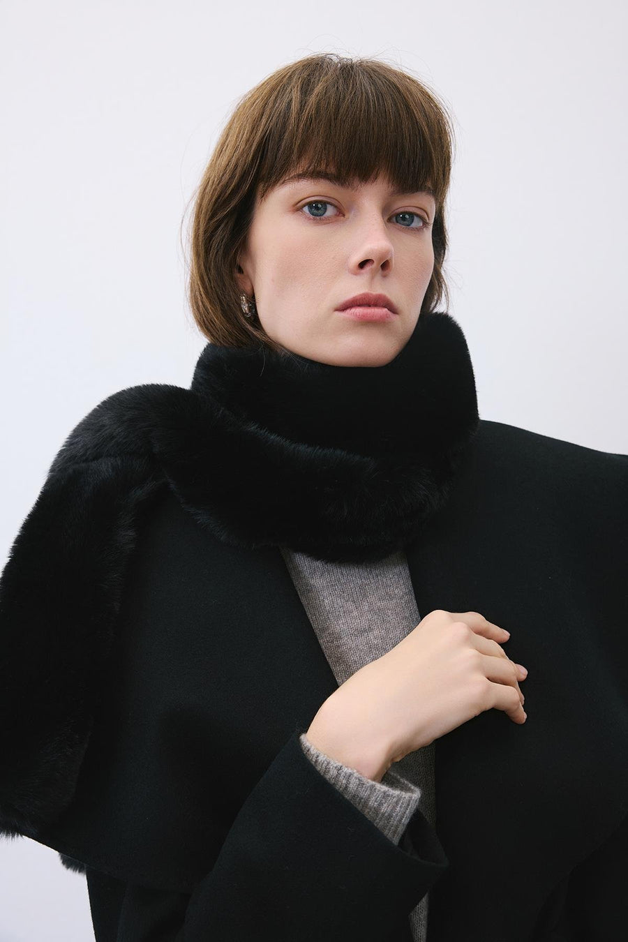 Fluffy  Faux Fur Scarf