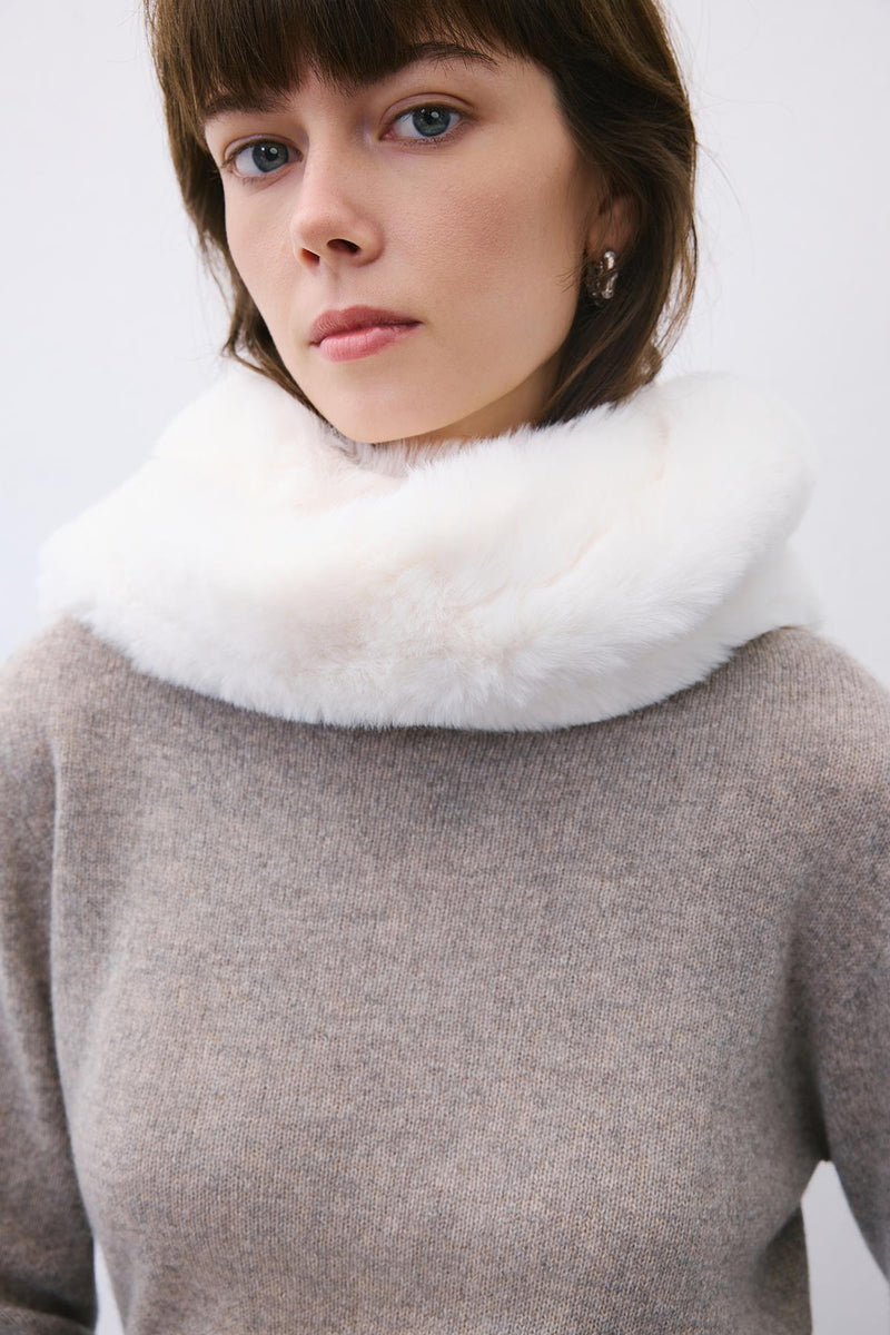 Fluffy  Faux Fur Scarf