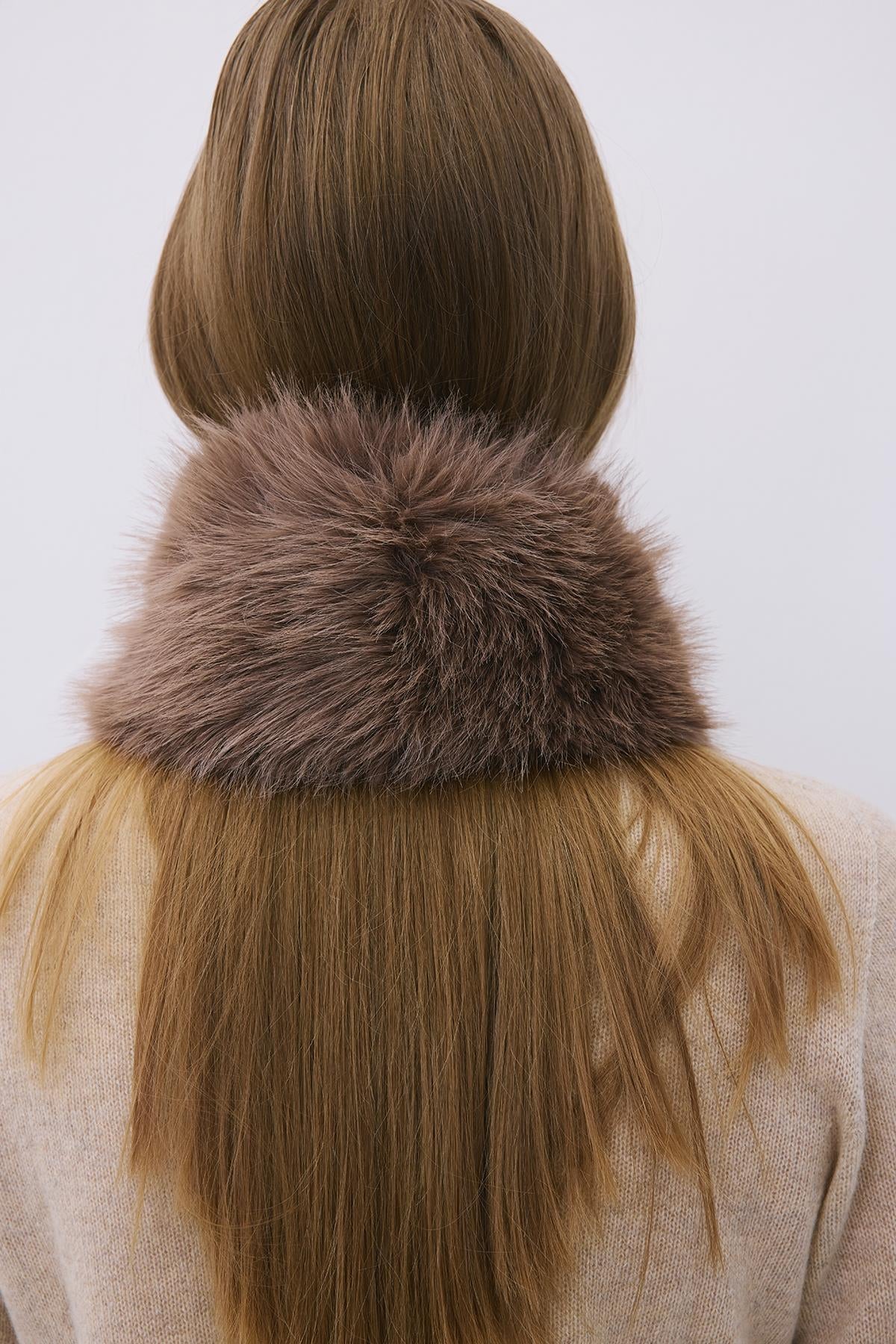 Fluffy Mink Faux Fur Neck Warmer