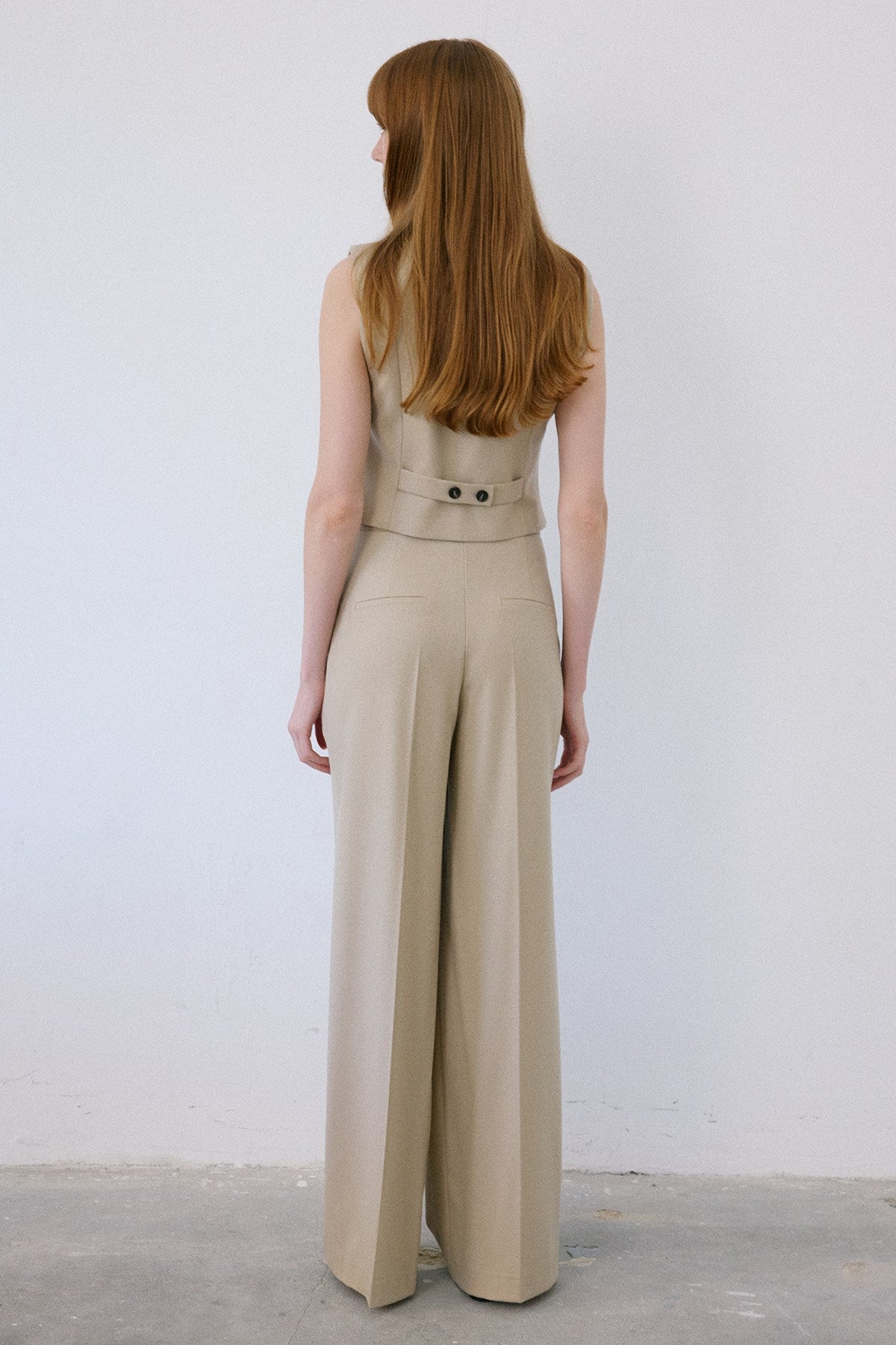 High Waist Wide Leg  Trousers