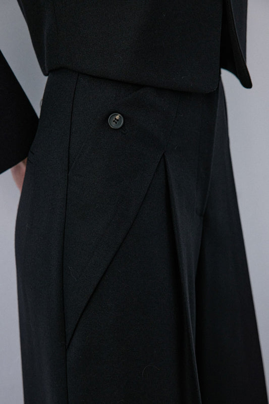 High Waist Wide Leg  Trousers