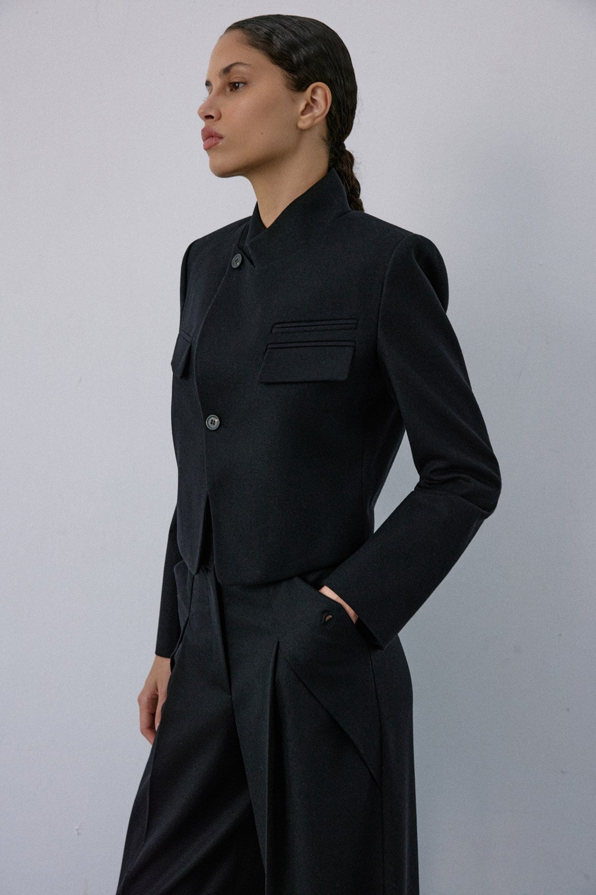 High Waist Wide Leg  Trousers