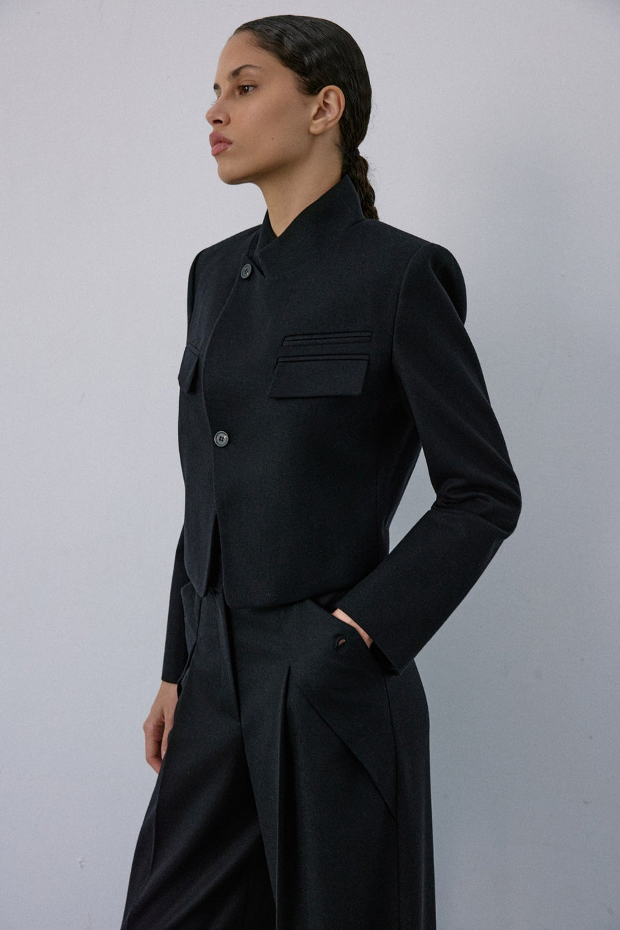 High Waist Wide Leg  Trousers