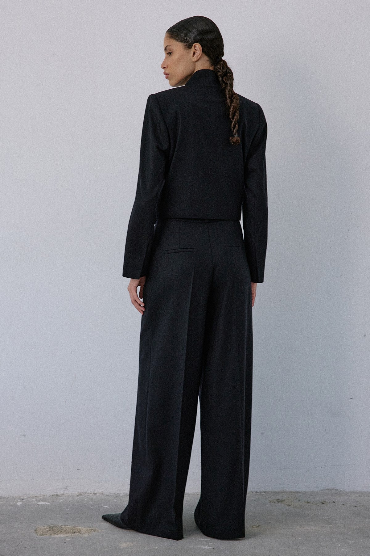 High Waist Wide Leg  Trousers