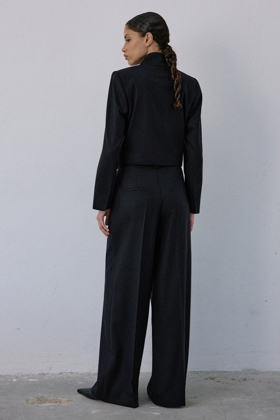 High Waist Wide Leg  Trousers