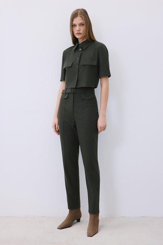 Wool Button-Up Shirt