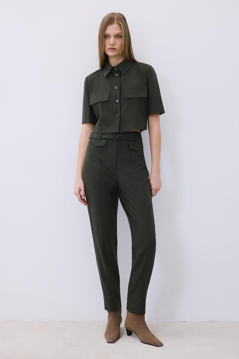 Wool Button-Up Shirt