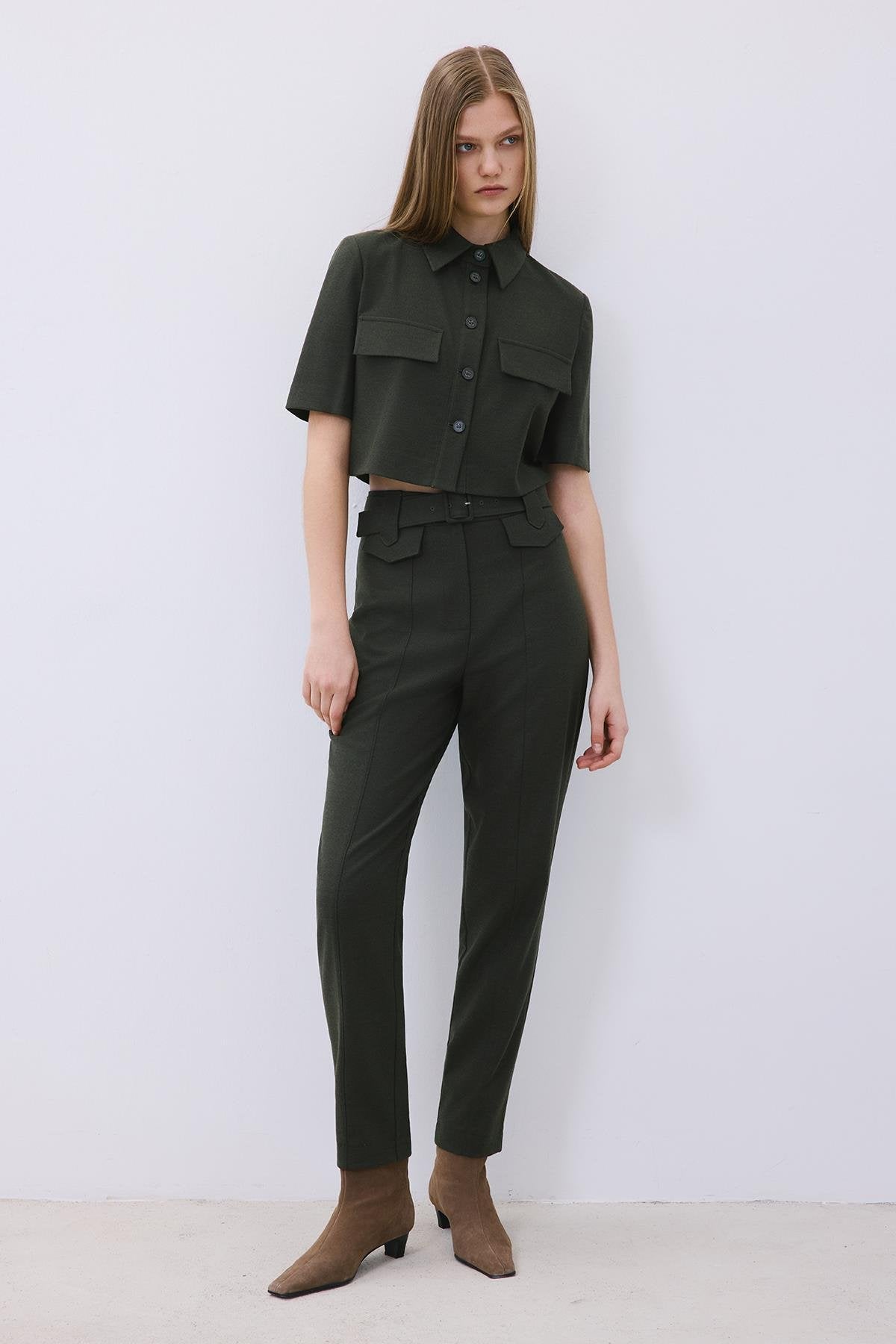 Wool Button-Up Shirt