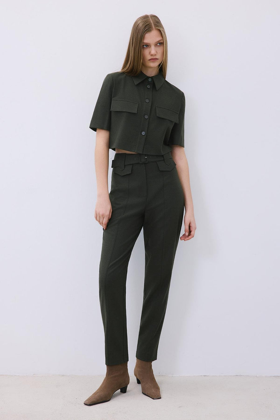 Wool Button-Up Shirt