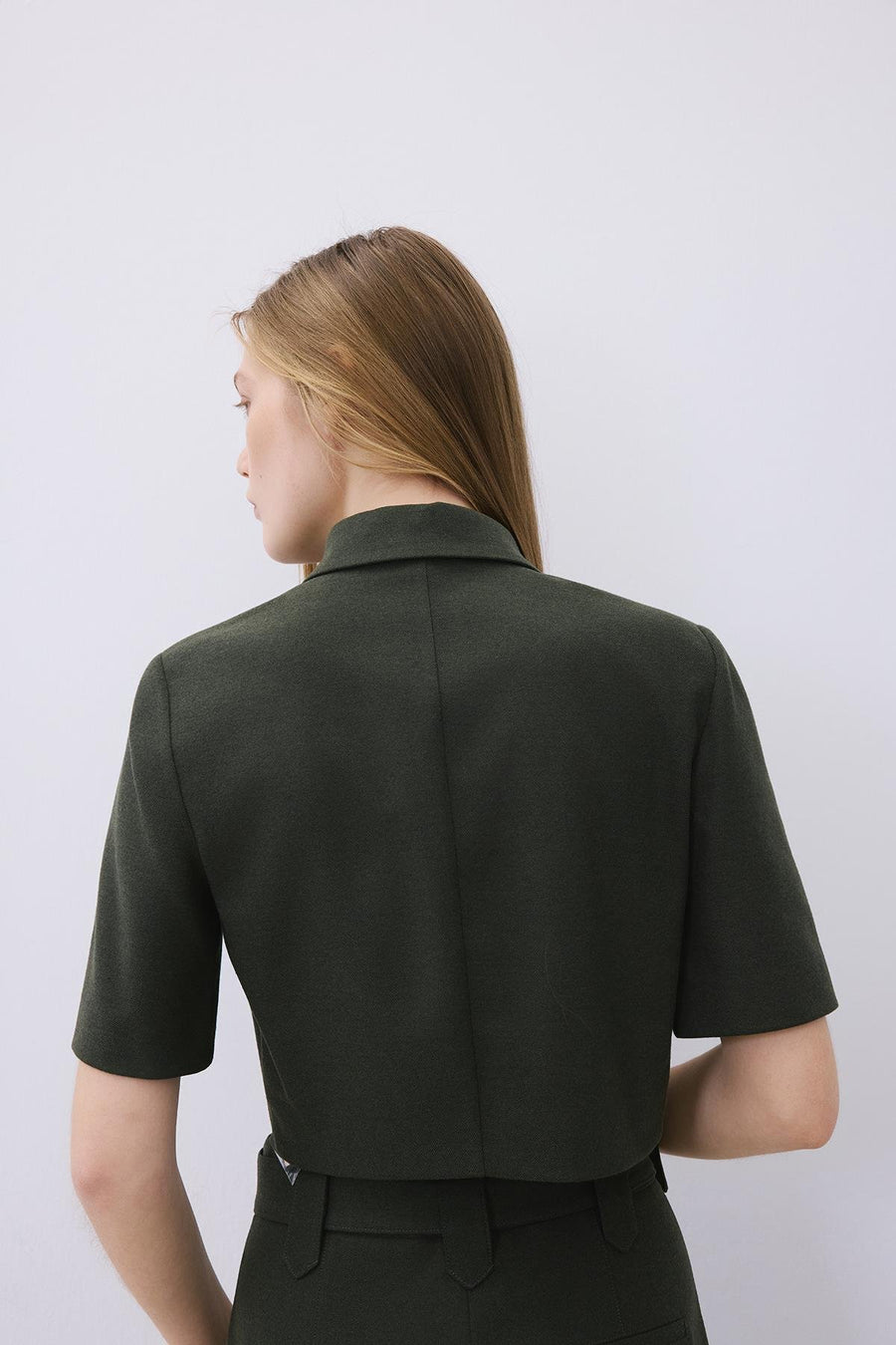 Wool Button-Up Shirt