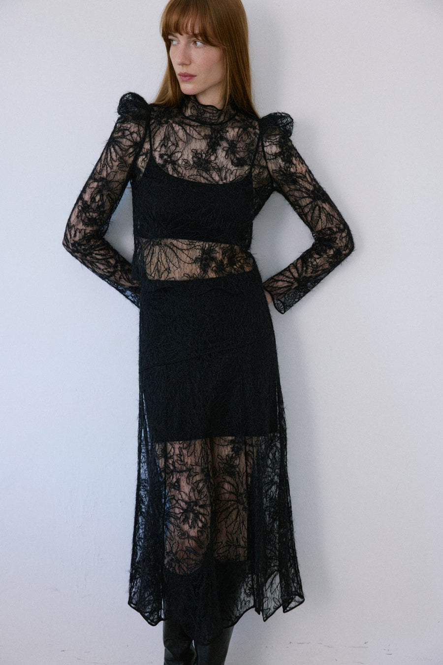 Lace Sheer  Blouse