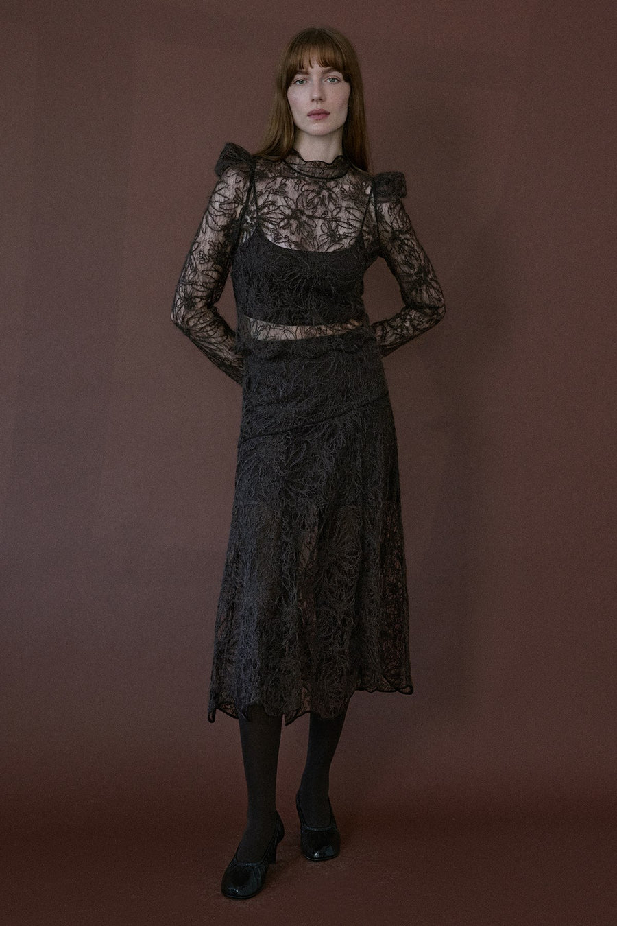 Lace Sheer  Blouse