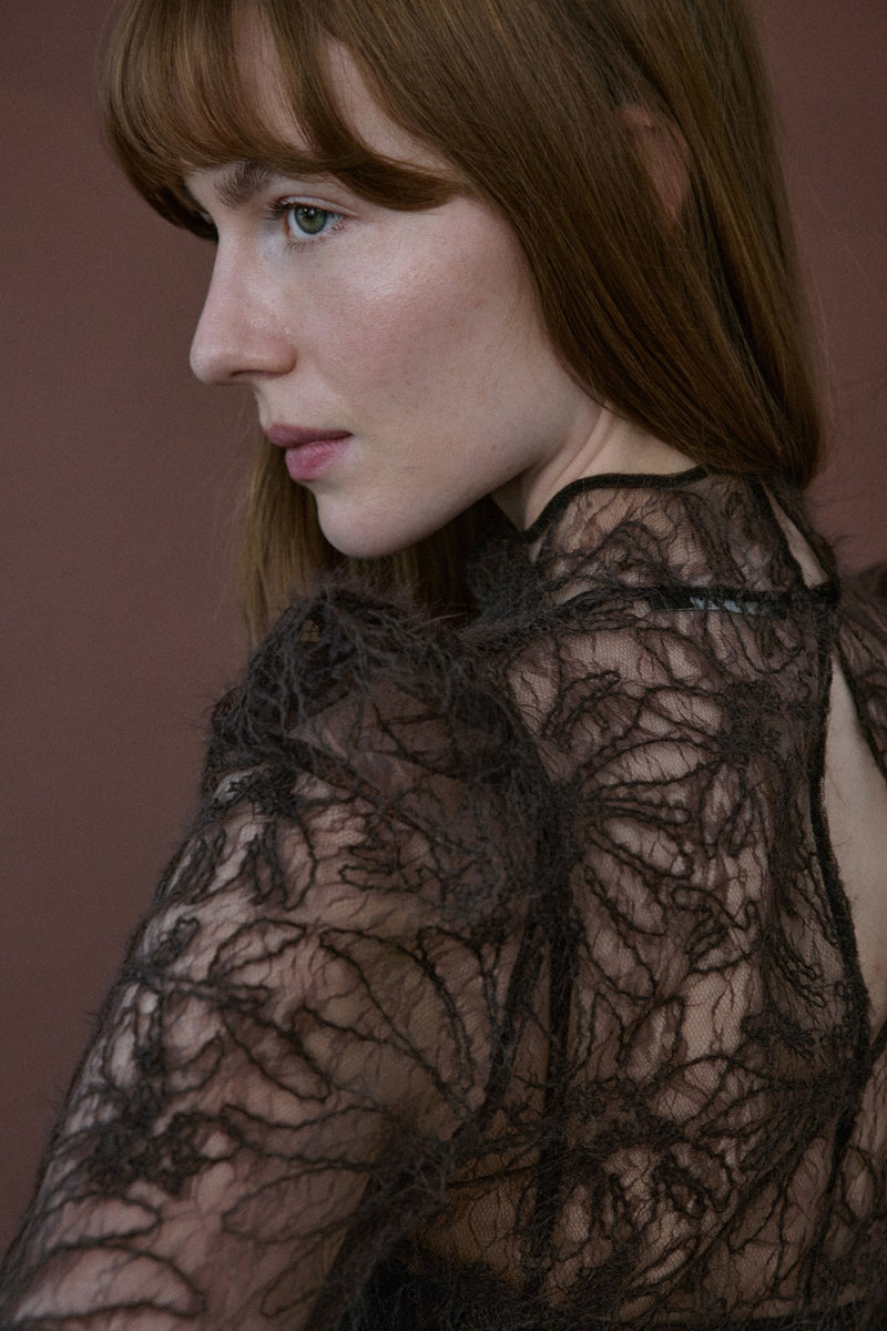 Lace Sheer  Blouse