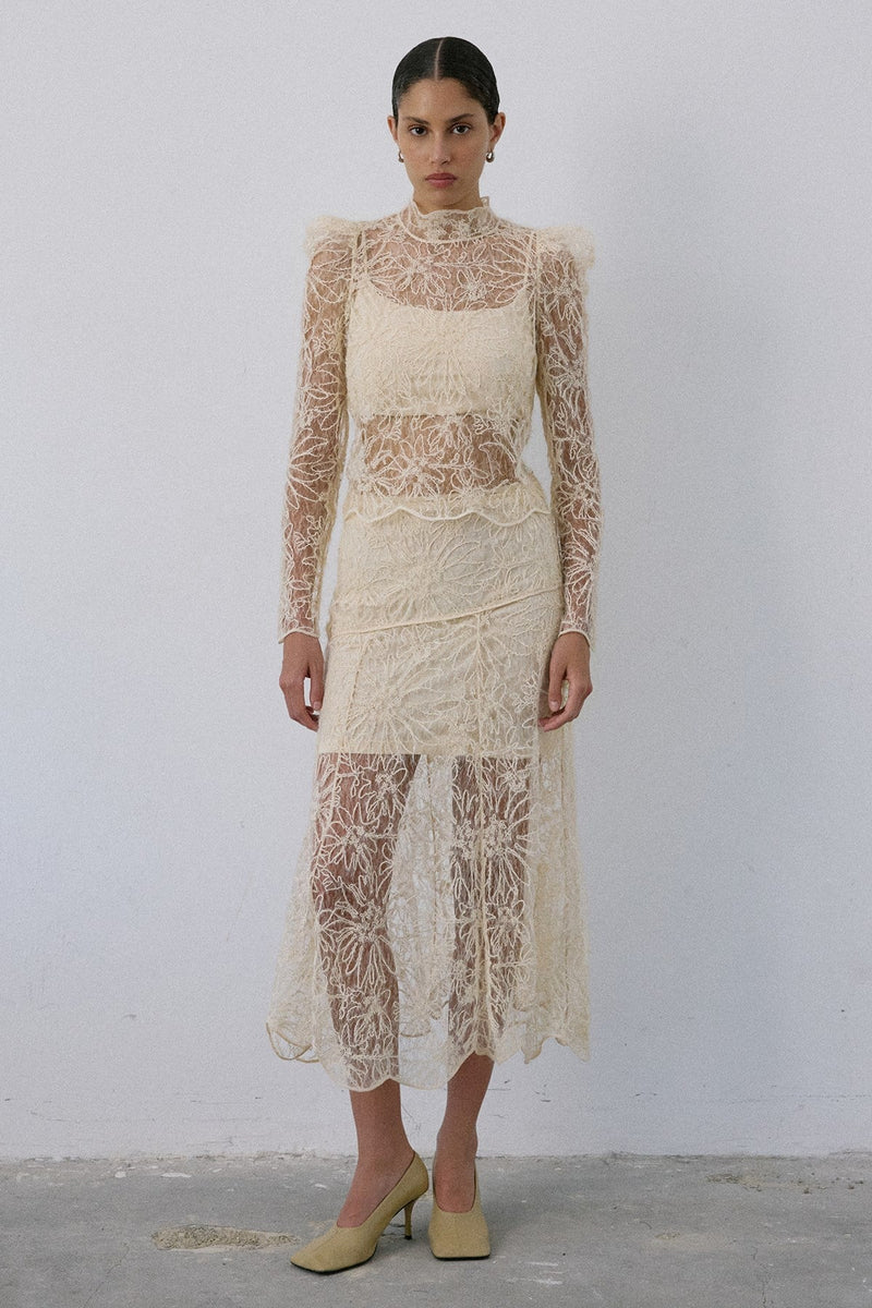 Lace Sheer  Blouse