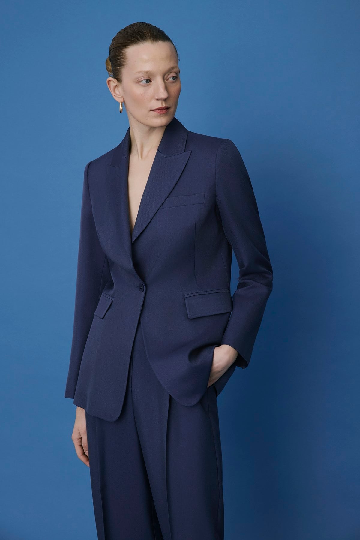 Lined Side Pocket  Jacket