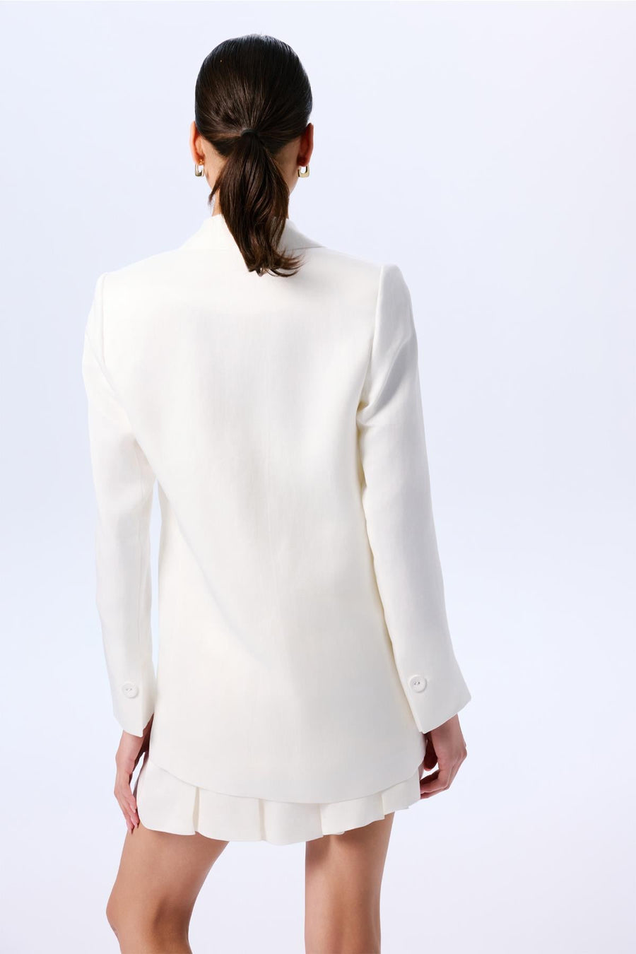 Long Sleeve Linen  Jacket