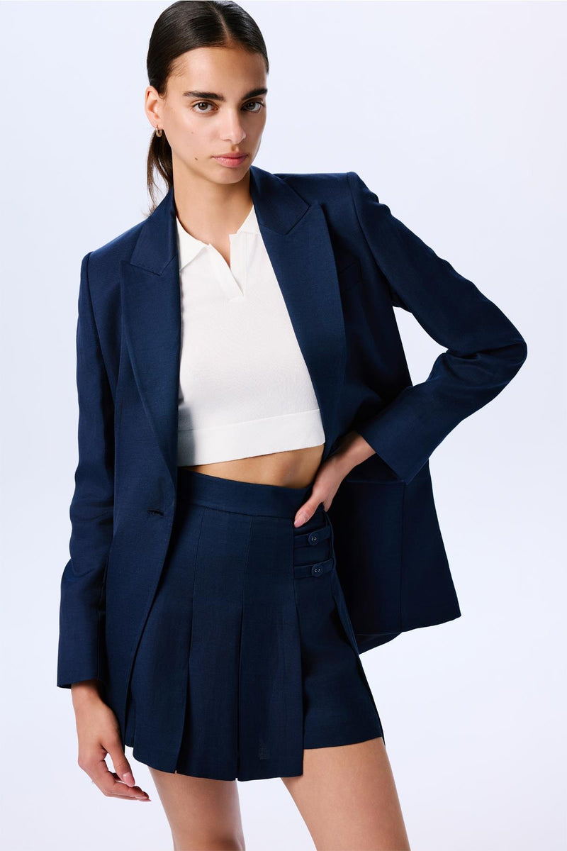 Long Sleeve Linen  Jacket