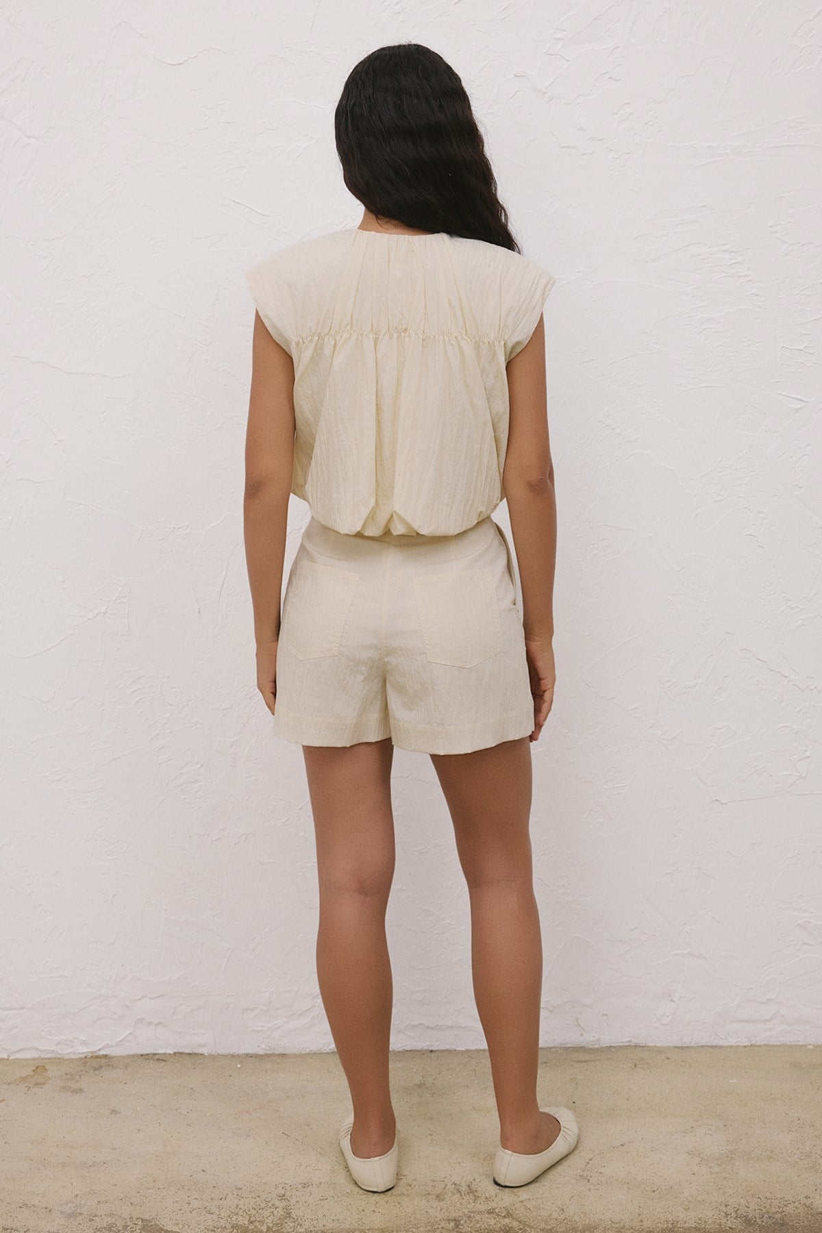Metal Buckle  Mini Shorts