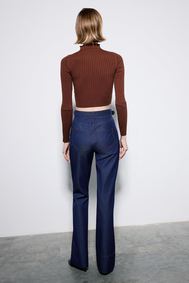 Trousers With Gold Belt