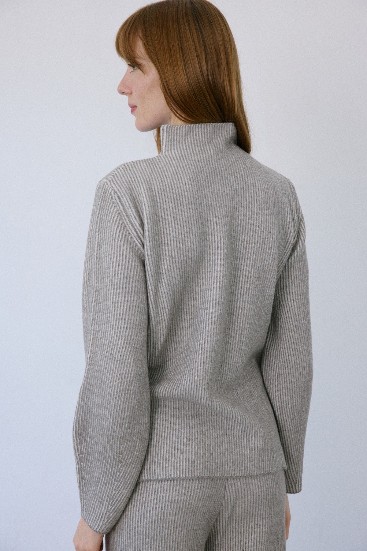 Off Shoulder Ribbed Knit  Sweater