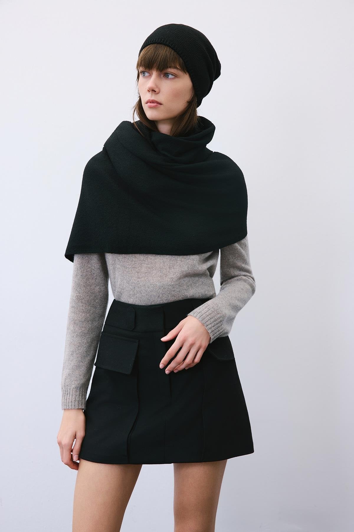 Soft  Scarf and Beanie Set