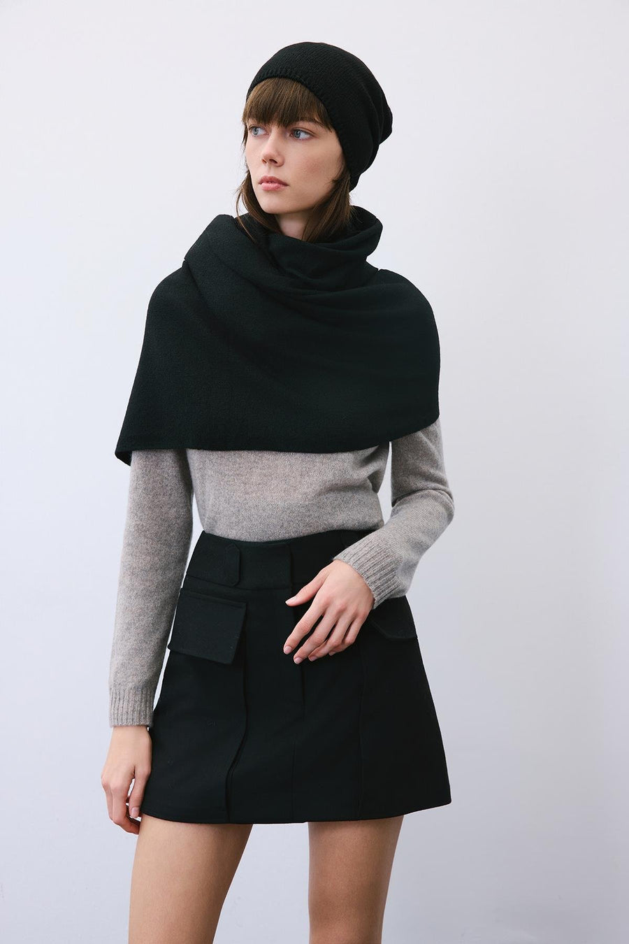 Soft  Scarf and Beanie Set