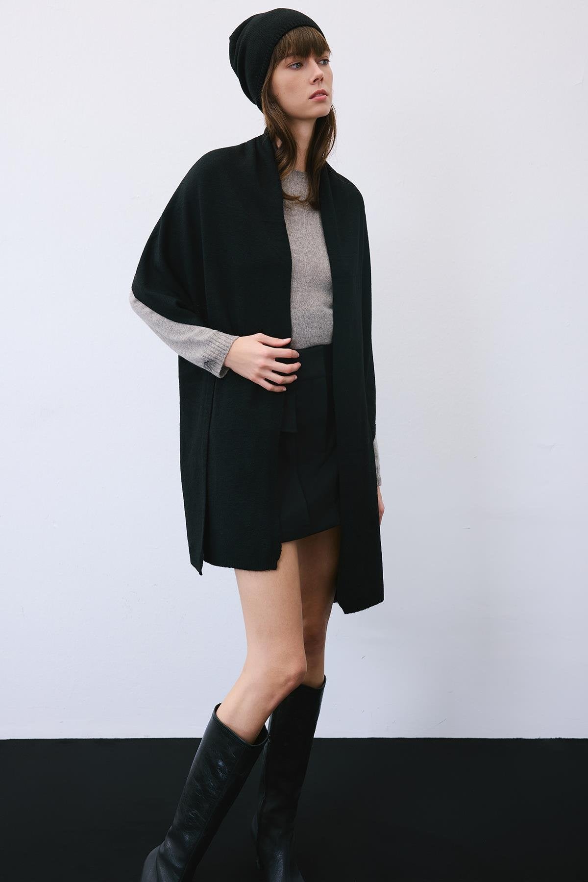 Soft  Scarf and Beanie Set