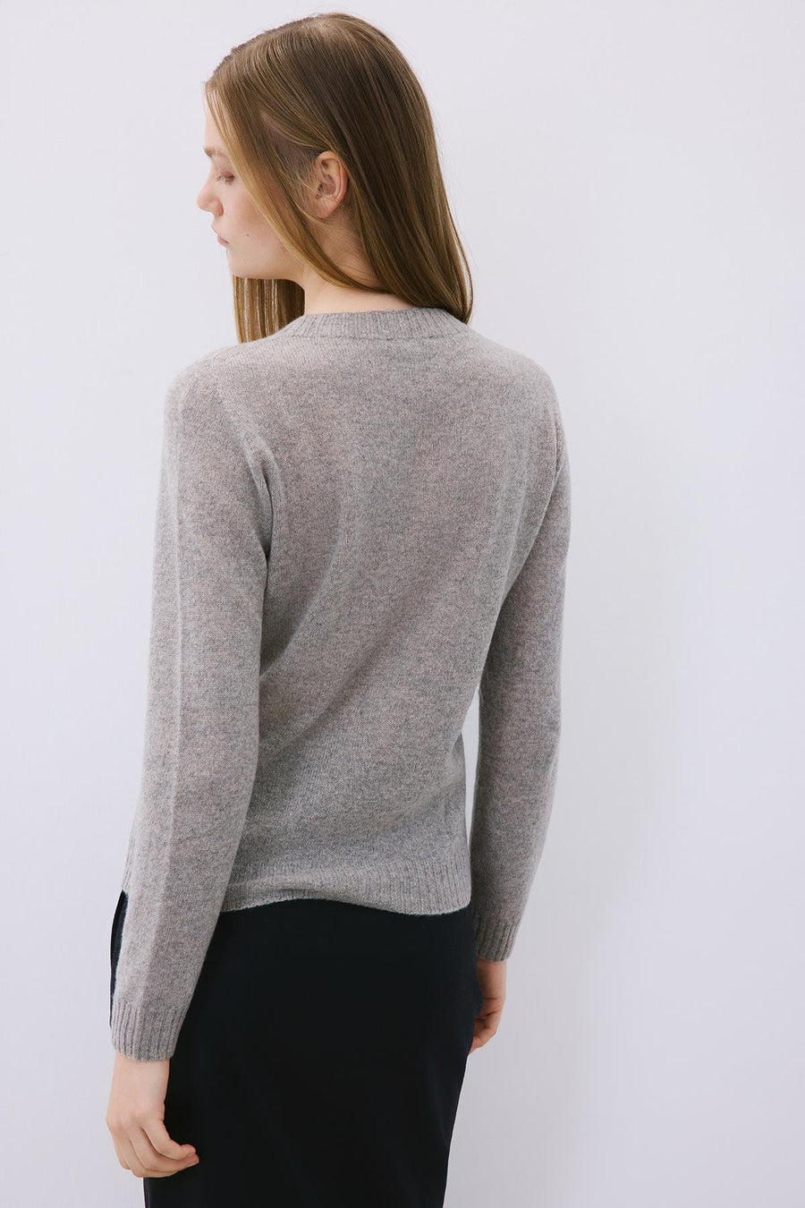 Cashmere Basic Knit Blouse