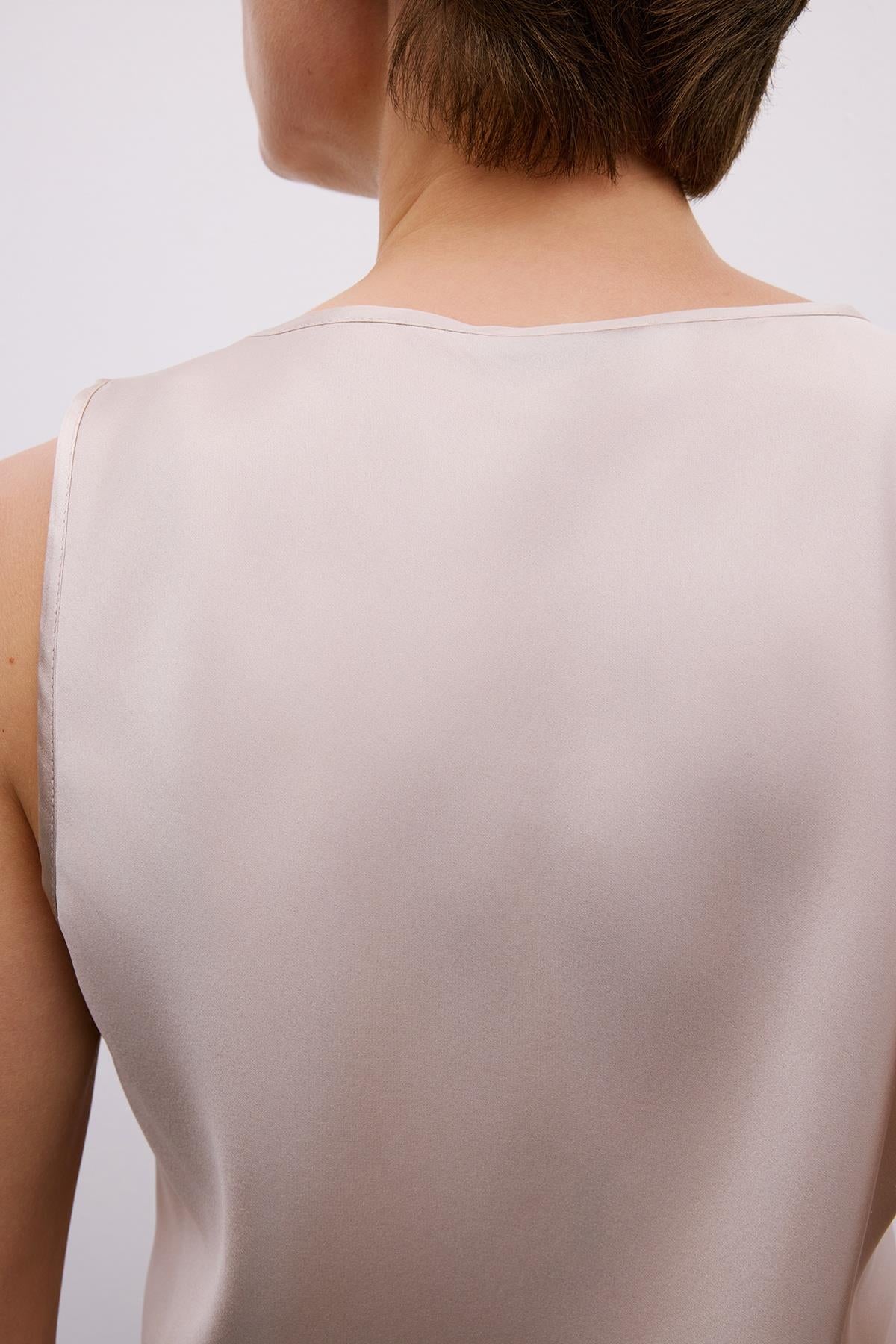 Thick Strap Square Neck  Blouse