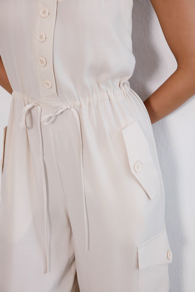 Thick Strap Wide Leg  Jumpsuit