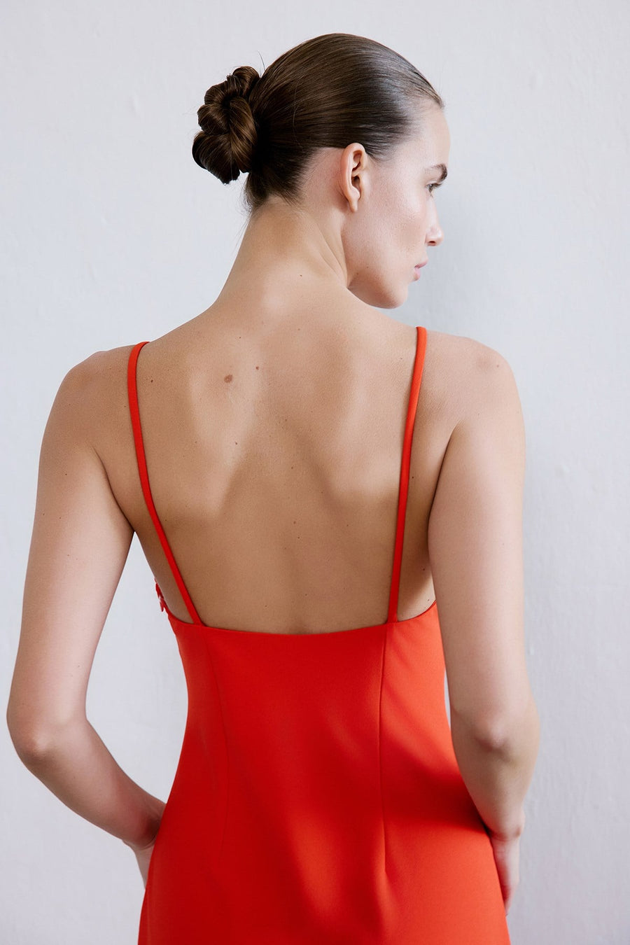 Thin Strap V Neck  Maxi Dress