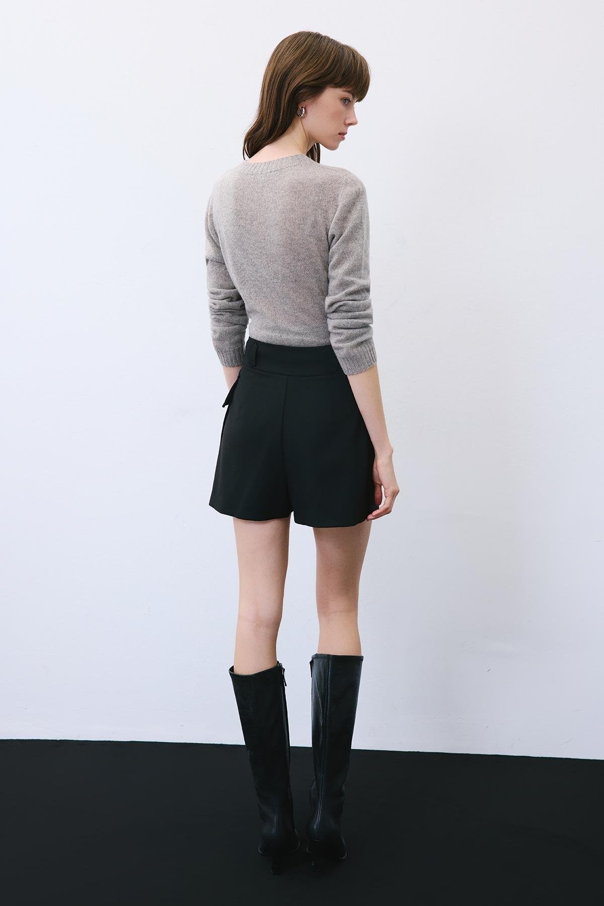 Wool-Blend Skirt