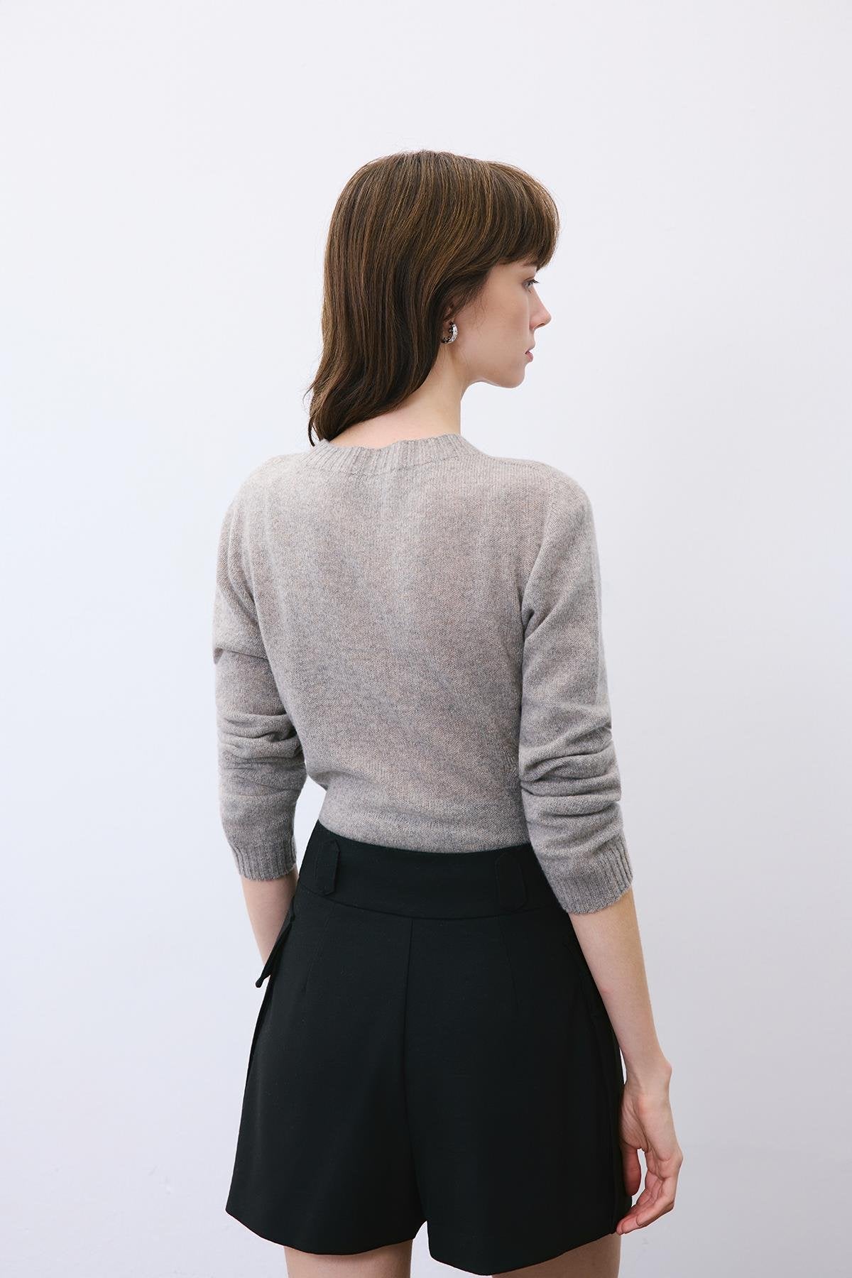 Wool-Blend Skirt