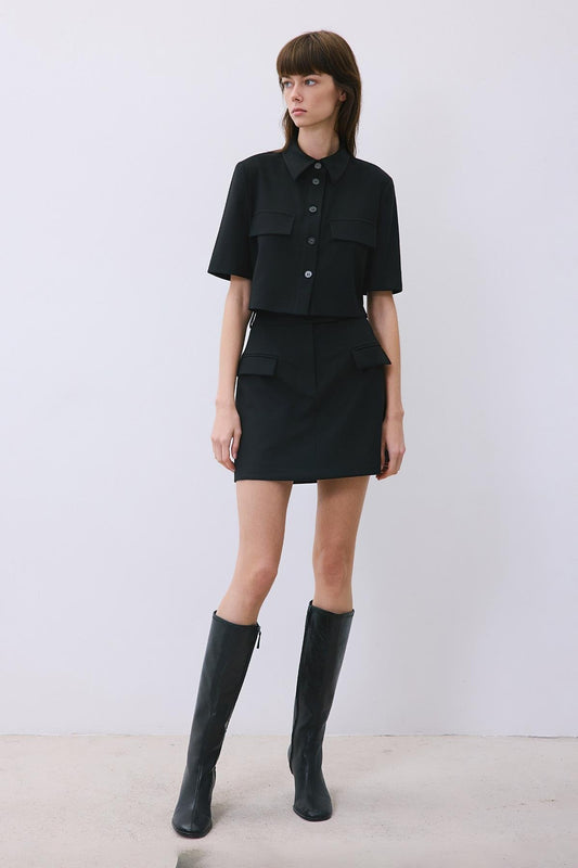 Wool Button-Up Shirt