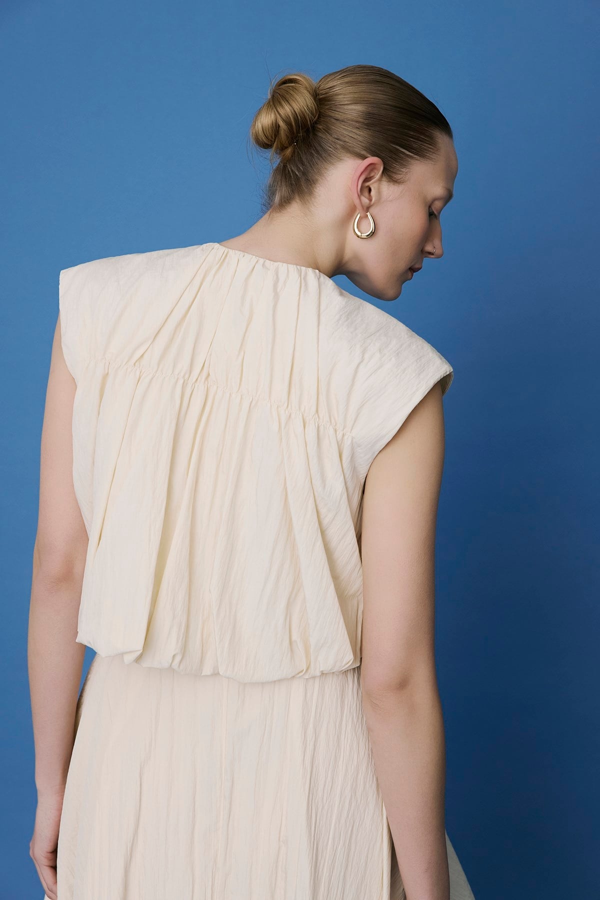 Zippered Drop Shoulder  Vest