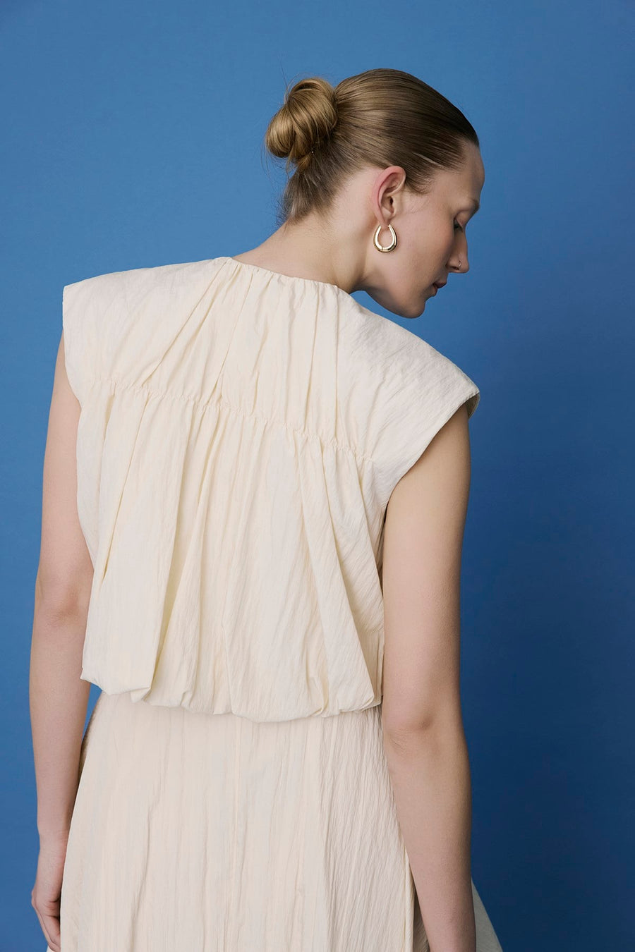 Zippered Drop Shoulder  Vest